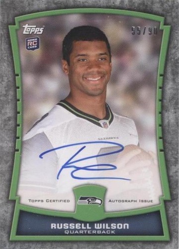 2012 Topps Russell Wilson #RPA-RW