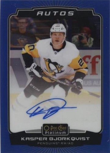 2022-23 O-Pee-Chee Platinum - Kasper Bjorkqvist #BA-KB
