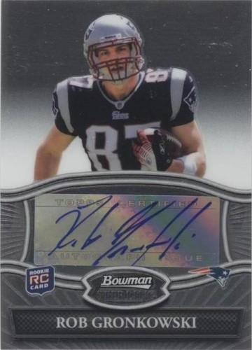 2010 Bowman Sterling Rob Gronkowski #BSA-RG