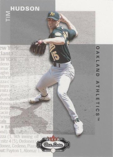 2002 Fleer Box Score - Tim Hudson #113