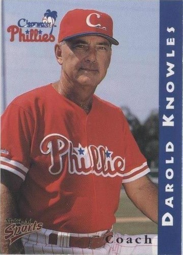 1998 Multi-Ad Sports Clearwater Phillies - Darold Knowles #28