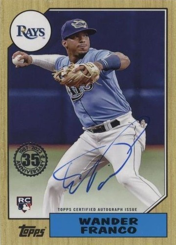 2022 Topps Series 1 - Wander Franco #87BA-WF