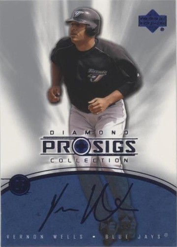 2004 Upper Deck Diamond Collection Pro Sigs - Vernon Wells #10