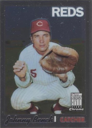 2001 Topps Chrome - Johnny Bench #21
