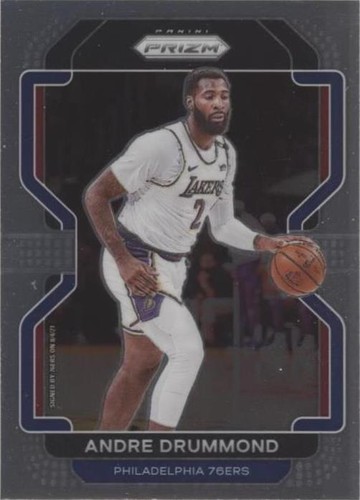 2021-22 Panini Prizm Andre Drummond Pink Fast Break Disco /50 #5