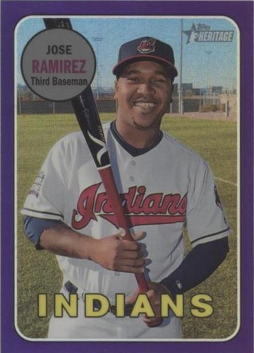 2018 Topps Heritage - Jose Ramirez #THC-291