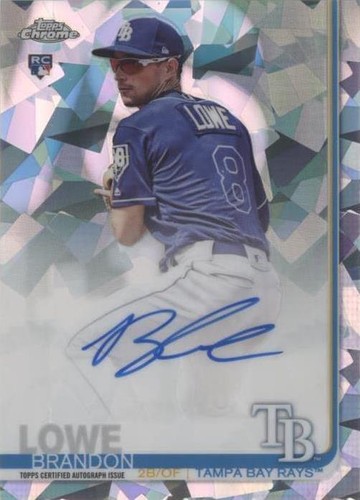 2019 Topps Chrome Sapphire Edition - Brandon Lowe #CSA-BL