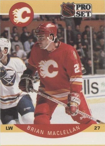 1990-91 Pro Set - Brian MacLellan #36