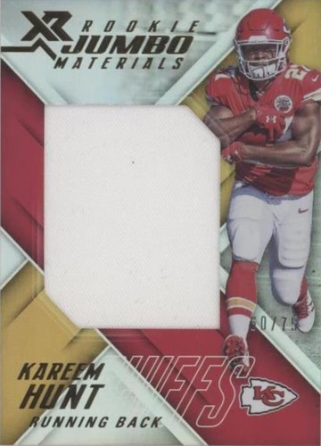 2017 Panini XR Kareem Hunt #RJM-KH