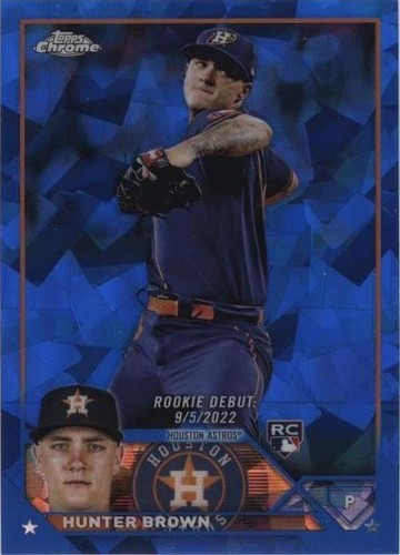 2023 Topps Chrome Update Series Sapphire Edition - Hunter Brown #USCS283