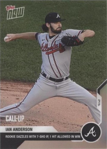 2020 Topps Now - Ian Anderson #257