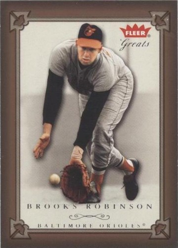 2004 Fleer Greats of the Game - Brooks Robinson #32