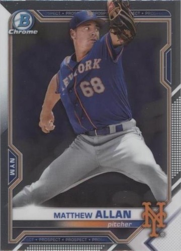 2021 Bowman Chrome - Matthew Allan #BCP-211