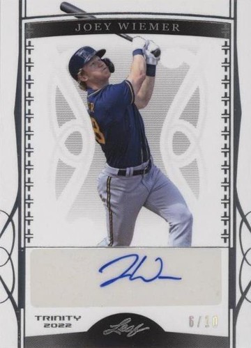 2022 Leaf Trinity - Joey Wiemer #BA-JW3
