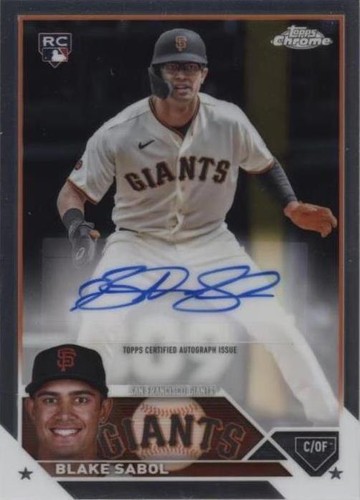 2023 Topps Chrome Update Series - Blake Sabol #AC-BSA