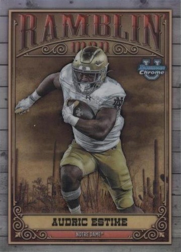 2023 Bowman University Chrome Audric Estime #RM-2