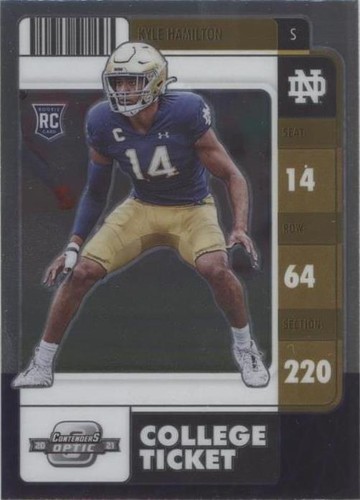 2022 Panini Chronicles Draft Picks Kyle Hamilton #24