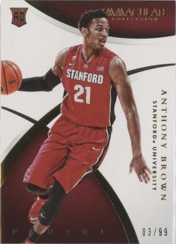 2015 Panini Immaculate Collection Collegiate - Anthony Brown #105