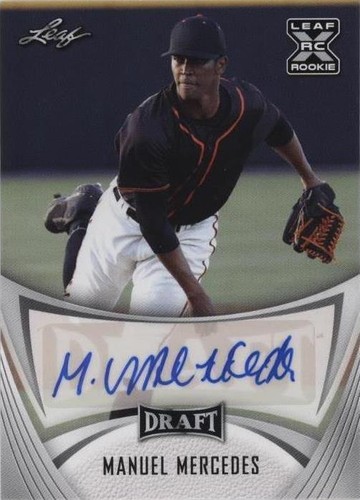 2021 Leaf Draft - Manuel Mercedes #BA-MM1