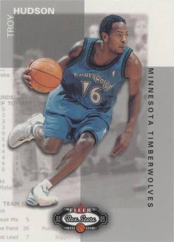 2002-03 Fleer Box Score - Troy Hudson #86