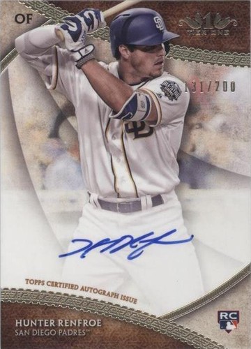 2017 Topps Tier One - Hunter Renfroe #BOA-HRE