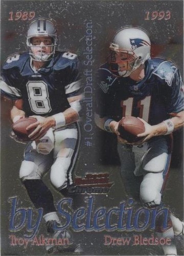 2000 Bowman Chrome Drew Bledsoe Troy Aikman #B1