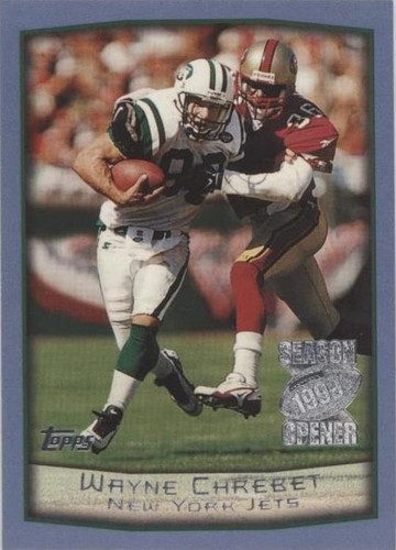 1999 Topps Season Opener Wayne Chrebet #106