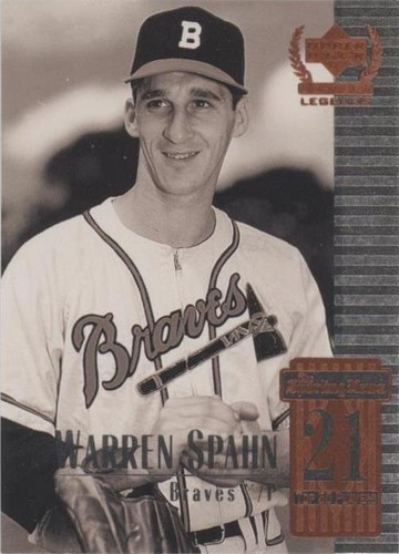 1999 Upper Deck Century Legends - Warren Spahn #21