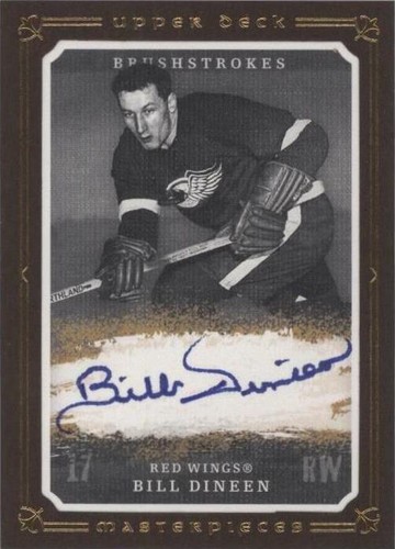 2008-09 Upper Deck Masterpieces - Bill Dineen #MB-BD