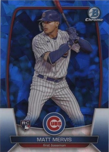 2023 Bowman Chrome Sapphire Edition - Matt Mervis #65