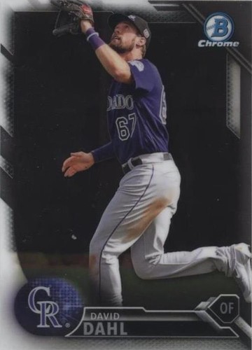 2016 Bowman Chrome - David Dahl #BCP175