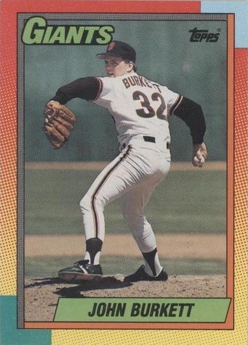 1990 Topps Traded - John Burkett #16T