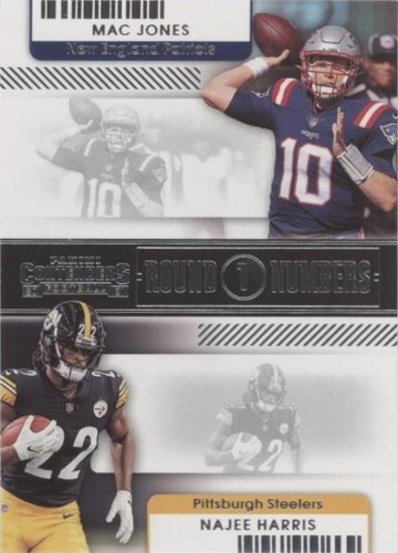 2021 Panini Contenders Mac Jones Najee Harris #RN-MJO