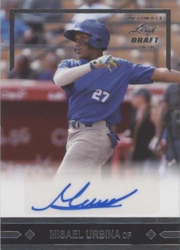 2020 Leaf Ultimate Draft - Misael Urbina #GLR-MU1