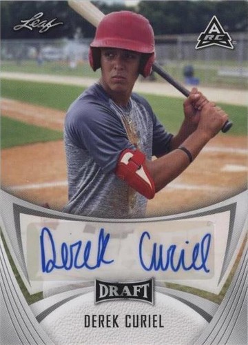2021 Leaf Draft - Derek Curiel #BA-DC1