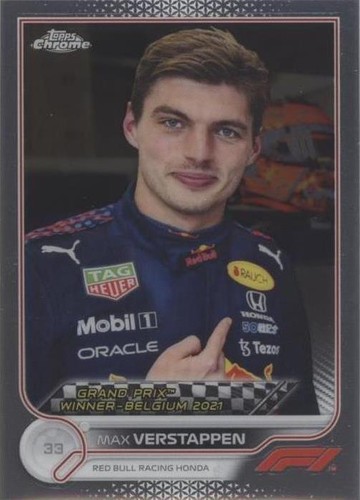 2022 Topps Chrome Formula 1 - Max Verstappen #162