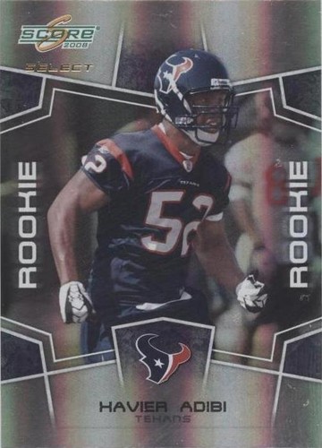 2008 Score Select Xavier Adibi #400