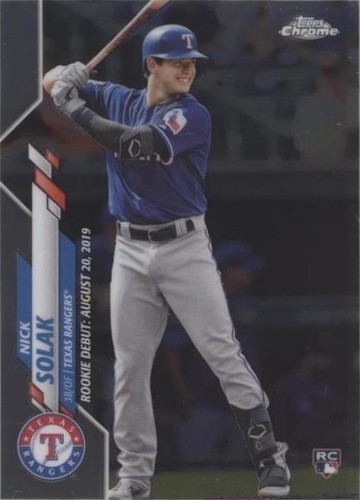 2020 Topps Chrome Update Series - Nick Solak #U-60