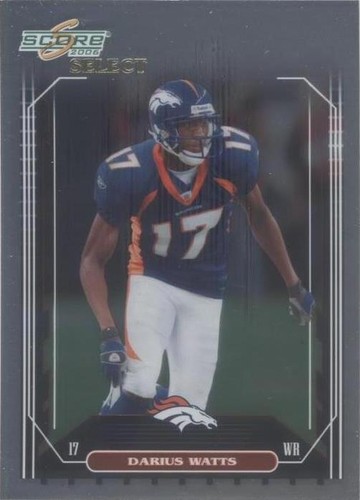 2006 Score Select Darius Watts #84