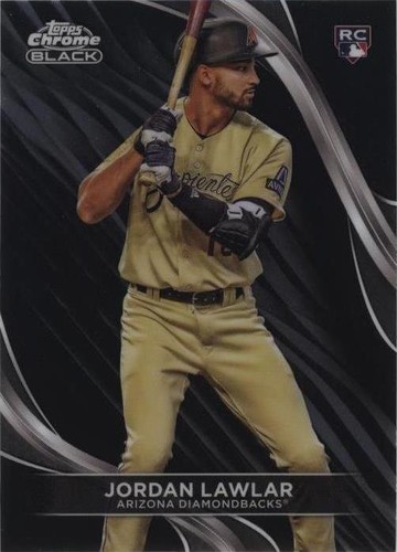 Jordan Lawlar Rookie Auto 2024 Topps Chrome Black Auto Super 