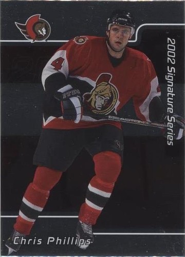 2001-02 In the Game Be A Player Signature Series - Chris Phillips #007