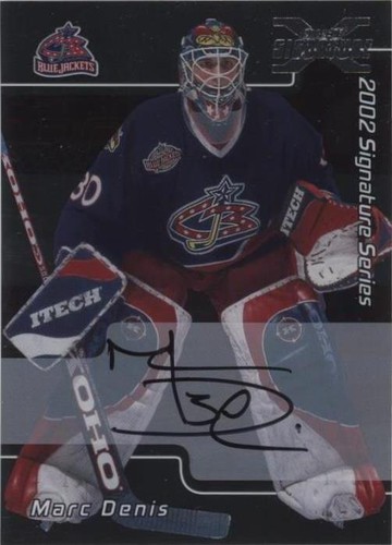 2002-03 In the Game Be A Player Signature Series - Marc Denis #035