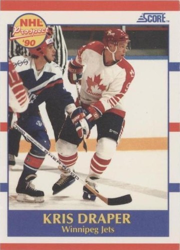 1990-91 Score - Kris Draper #404