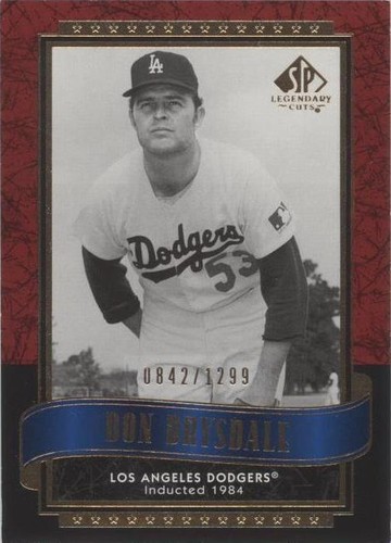 2003 SP Legendary Cuts - Don Drysdale #30