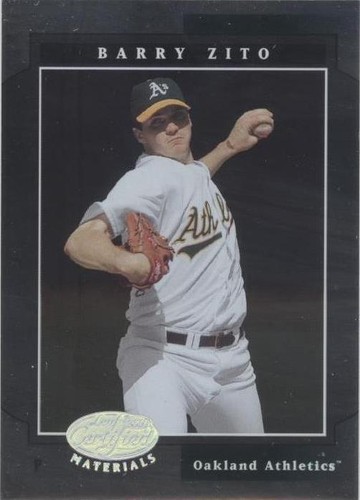 2001 Leaf Certified Materials - Barry Zito #28
