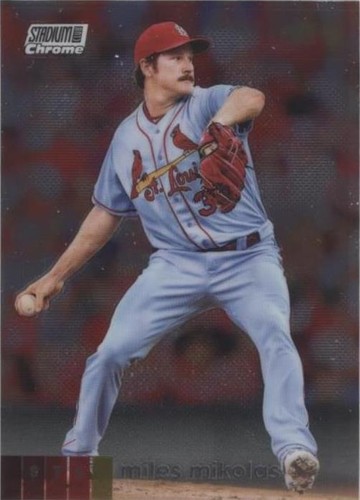 2020 Topps Stadium Club Chrome - Miles Mikolas #356