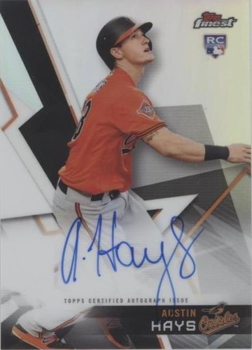 2018 Topps Finest - Austin Hays #FA-AH