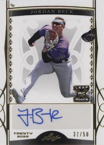 2022 Leaf Trinity - Jordan Beck #BA-JB4