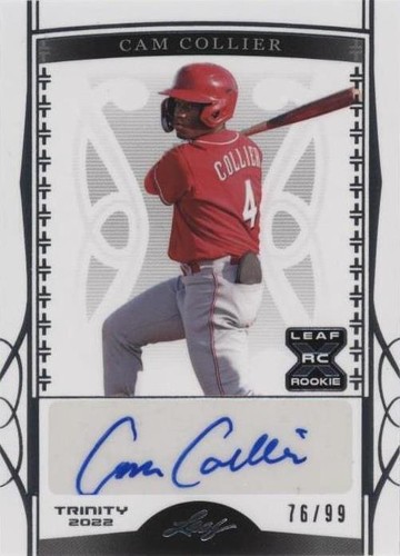 2022 Leaf Trinity - Cam Collier #BA-CC2