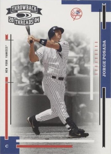 2004 Donruss Throwback Threads - Jorge Posada #138